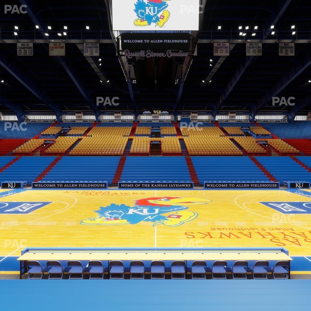 Allen Fieldhouse - Section S Seat View