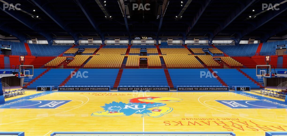 Allen Fieldhouse - Section S Seat View