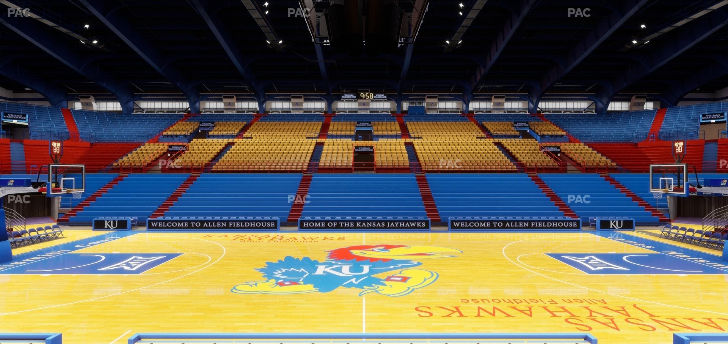 Allen Fieldhouse - Section S Seat View