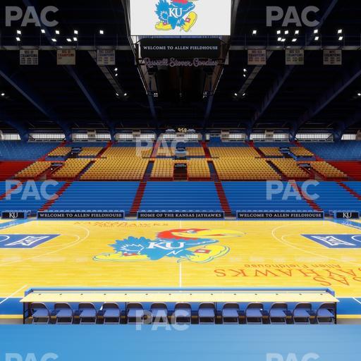 Allen Fieldhouse - Section S Seat View