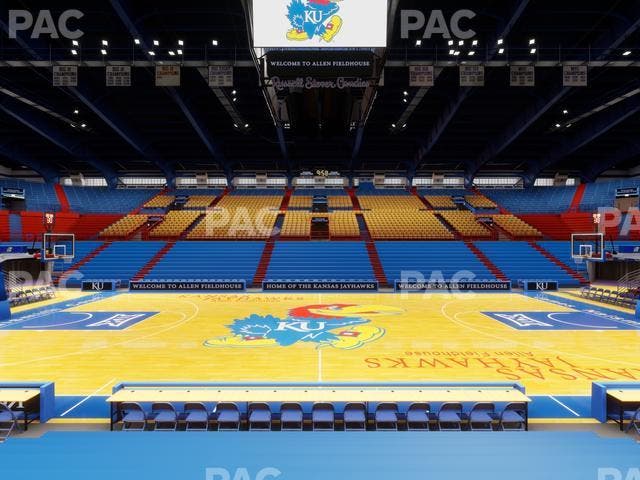 Allen Fieldhouse - Section S Seat View