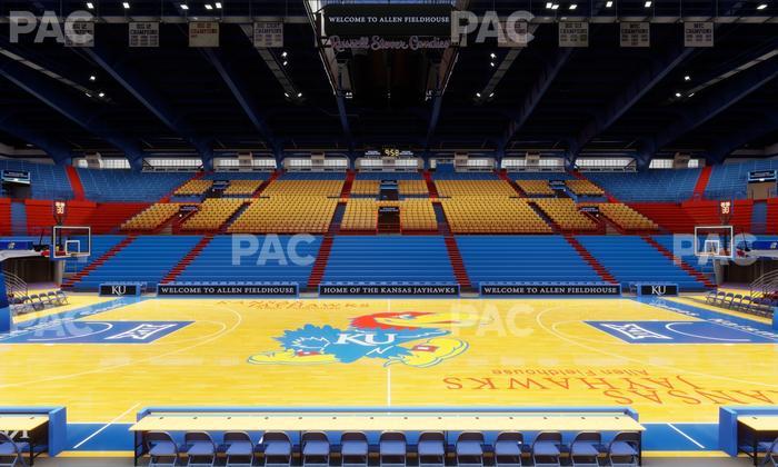 Allen Fieldhouse - Section S Seat View