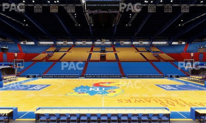 Allen Fieldhouse - Section S Seat View