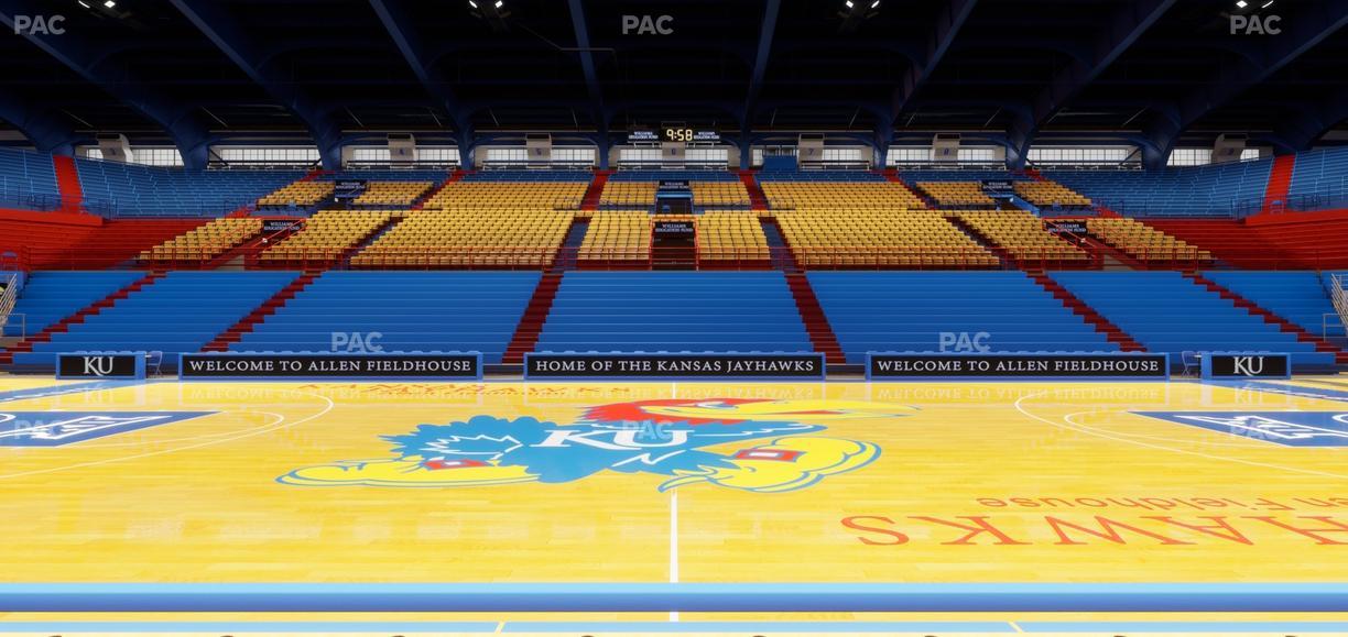 Allen Fieldhouse - Section S Seat View