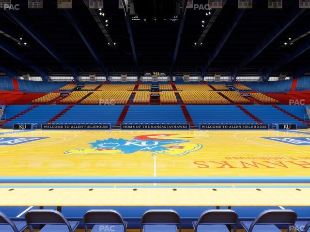 Allen Fieldhouse - Section S Seat View