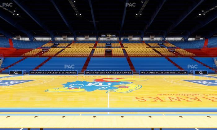 Allen Fieldhouse - Section S Seat View