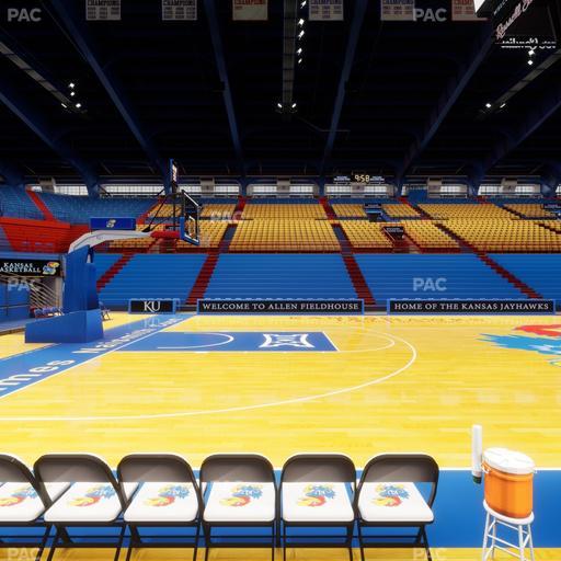 Allen Fieldhouse - Section T Seat View