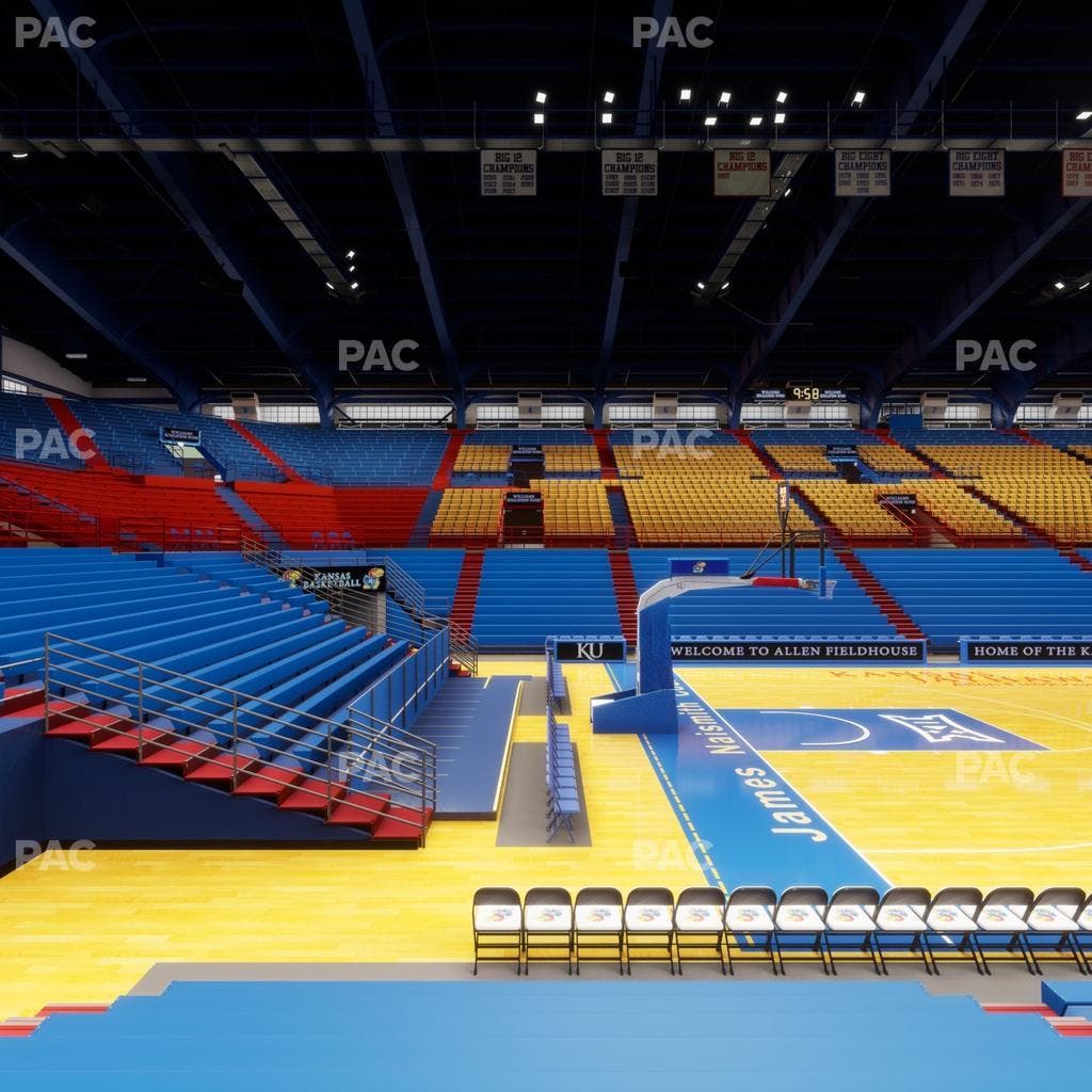 Allen Fieldhouse - Section U Seat View