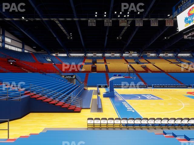 Allen Fieldhouse - Section U Seat View