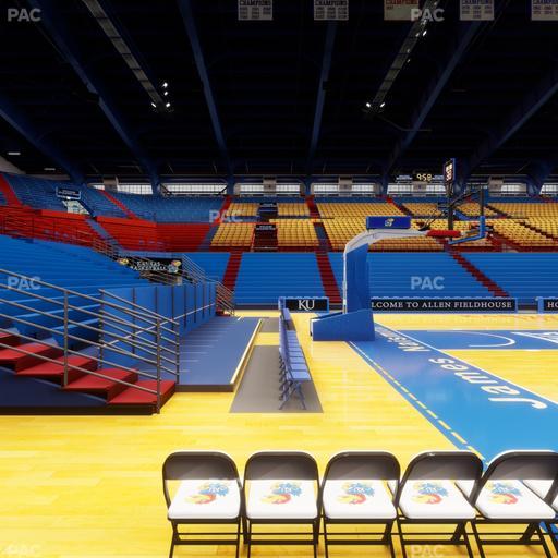 Allen Fieldhouse - Section U Seat View