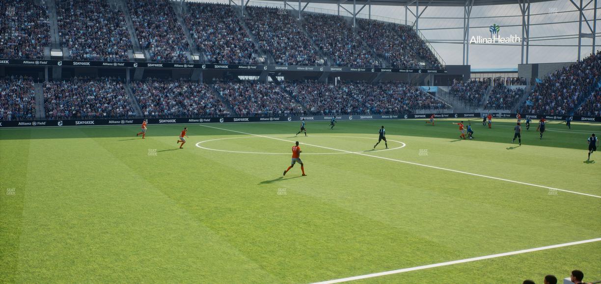 Allianz Field - Section 34 Seat View