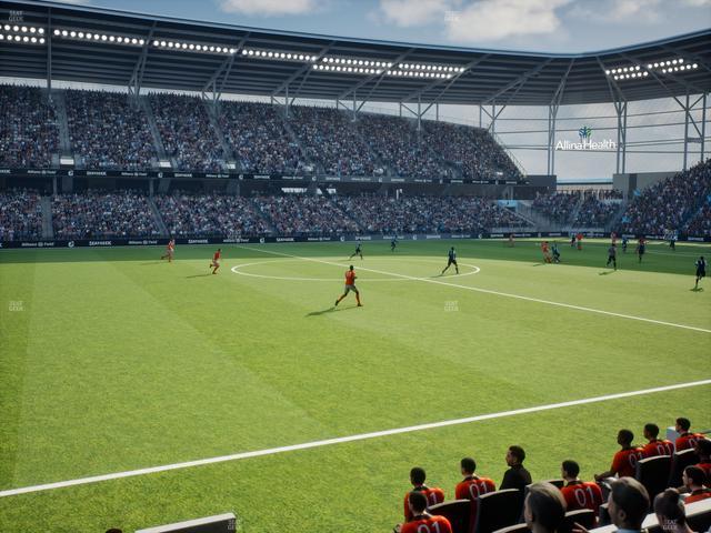 Allianz Field - Section 34 Seat View