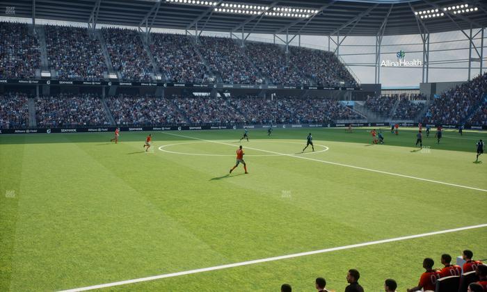 Allianz Field - Section 34 Seat View