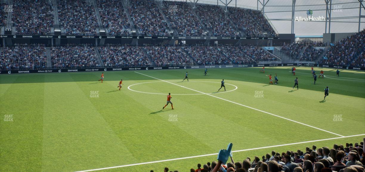 Allianz Field - Section 34 Seat View