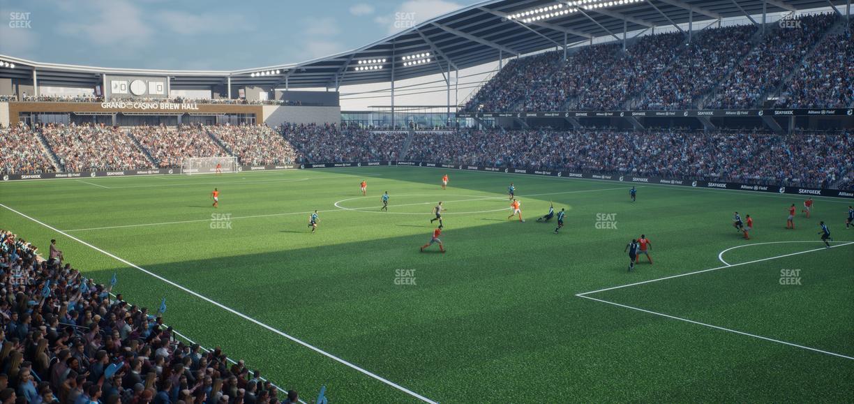 Allianz Field - Section Coors Light Loons Lounge Seat View