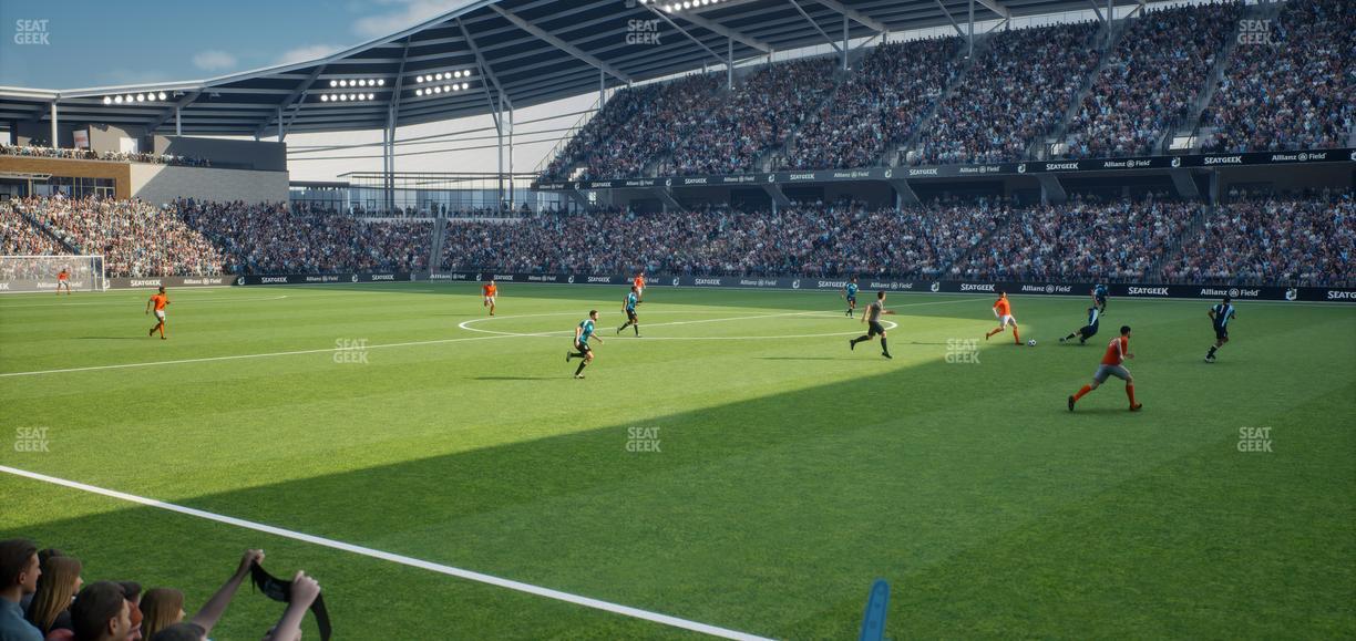 Allianz Field - Section Field Club 1 Seat View