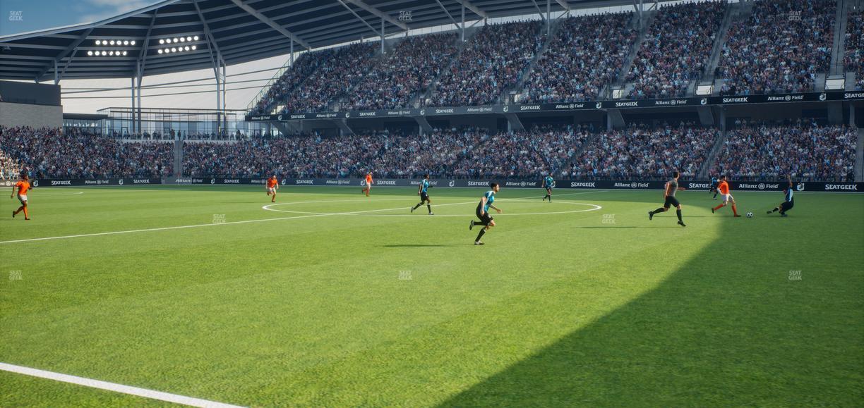Allianz Field - Section Field Club 3 Seat View