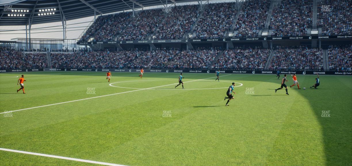 Allianz Field - Section Field Club 3 Seat View