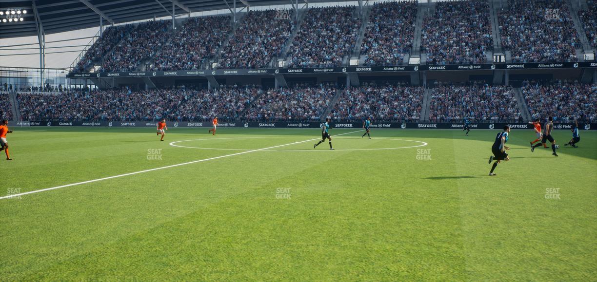 Allianz Field - Section Field Club 4 Seat View