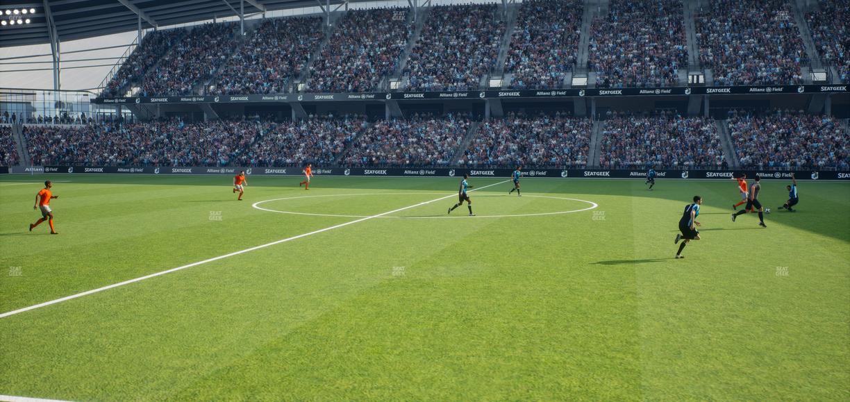 Allianz Field - Section Field Club 4 Seat View