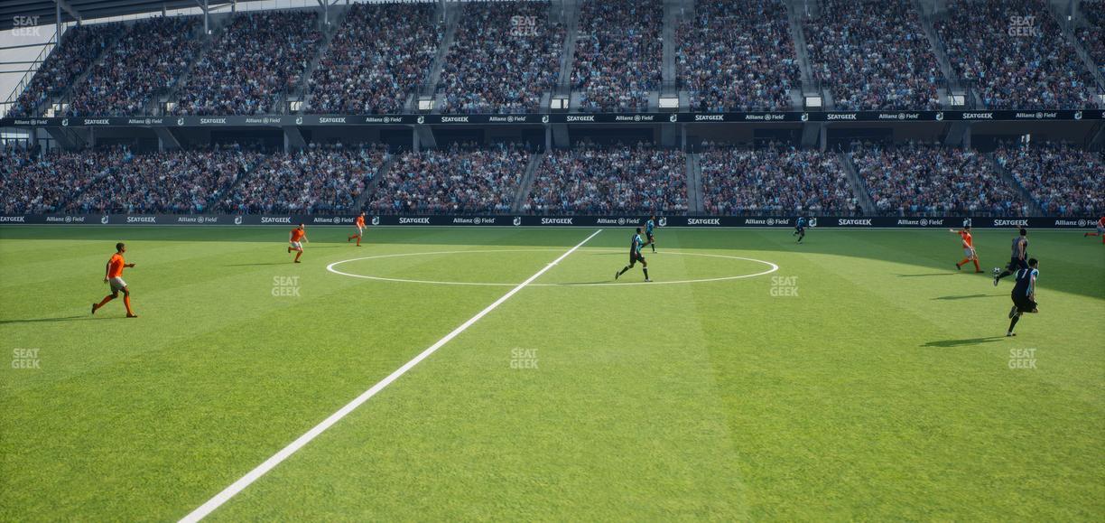 Allianz Field - Section Field Club 5 Seat View