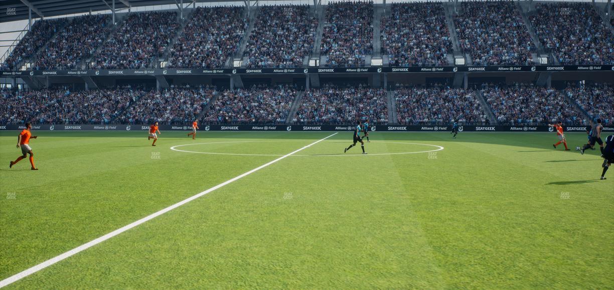 Allianz Field - Section Field Club 5 Seat View