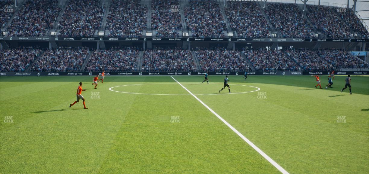 Allianz Field - Section Field Club 6 Seat View