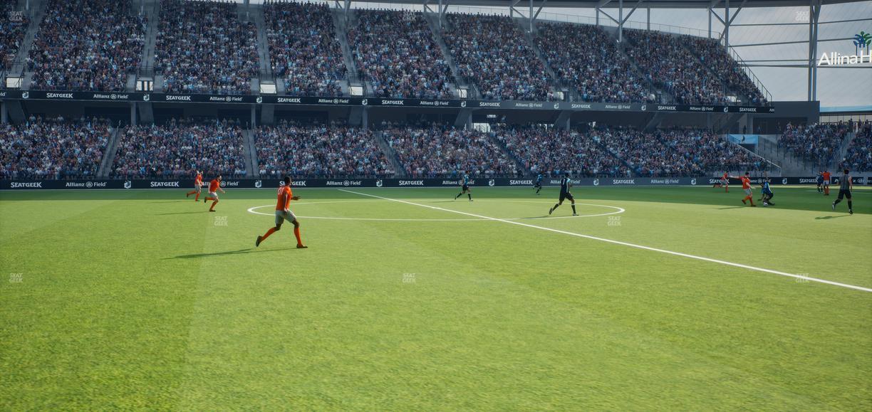 Allianz Field - Section Field Club 7 Seat View