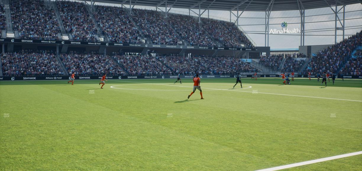 Allianz Field - Section Field Club 8 Seat View