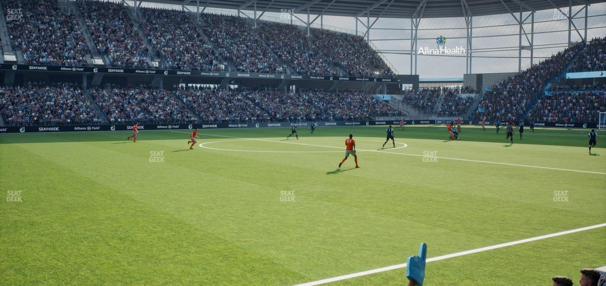 Allianz Field - Section Field Club 9 Seat View