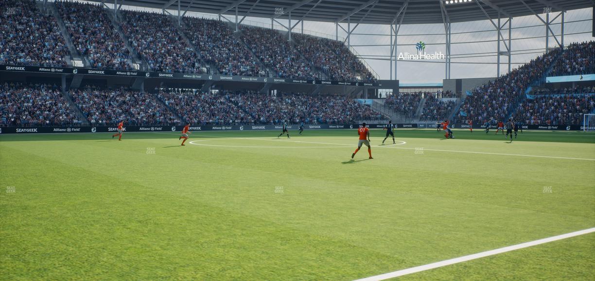 Allianz Field - Section Field Club 9 Seat View