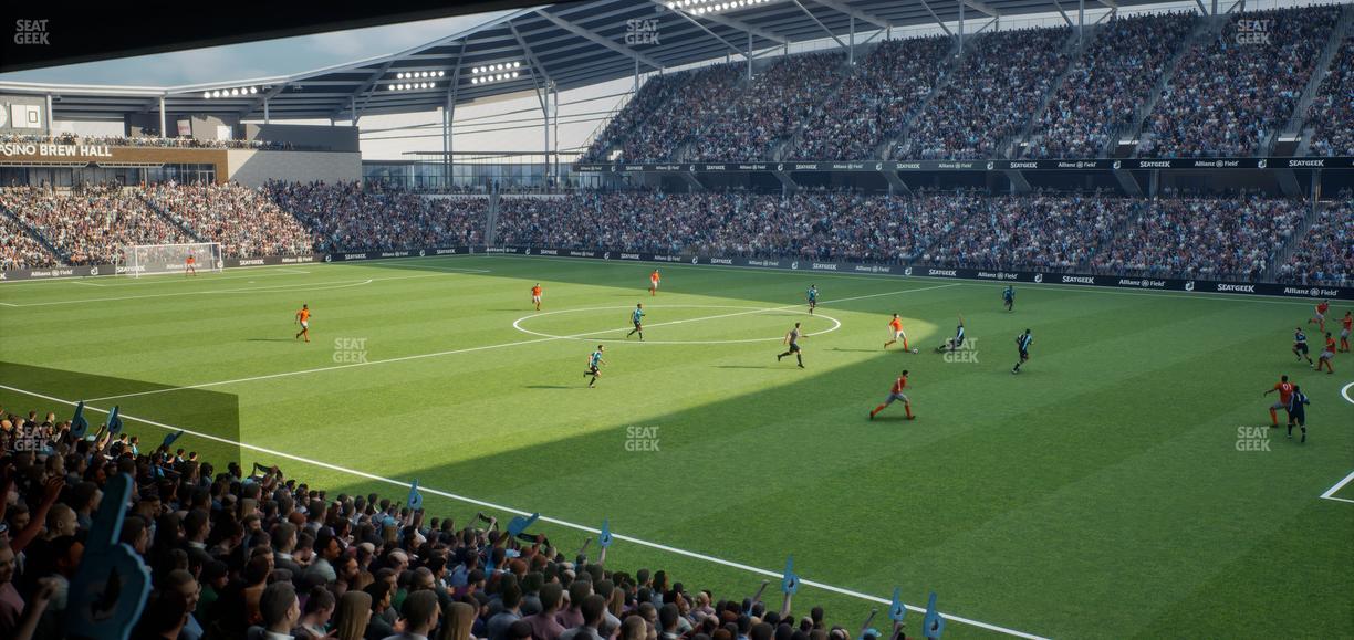 Allianz Field - Section Loge 28 B Seat View