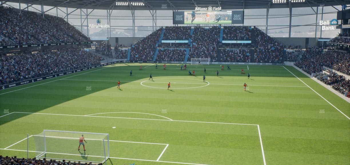 Allianz Field - Section Roof Deck Seat View