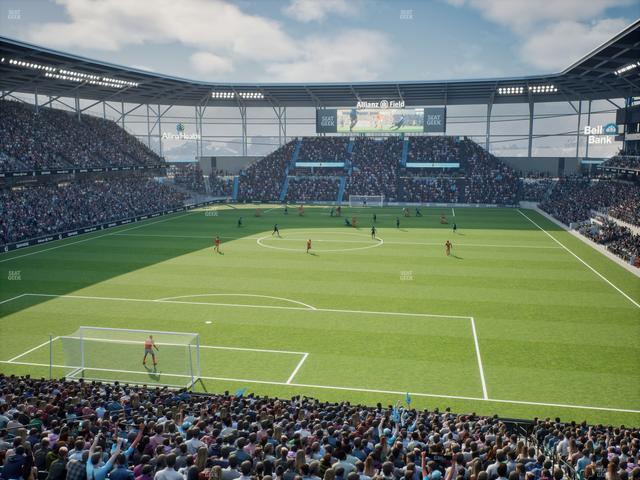 Allianz Field - Section Roof Deck Seat View