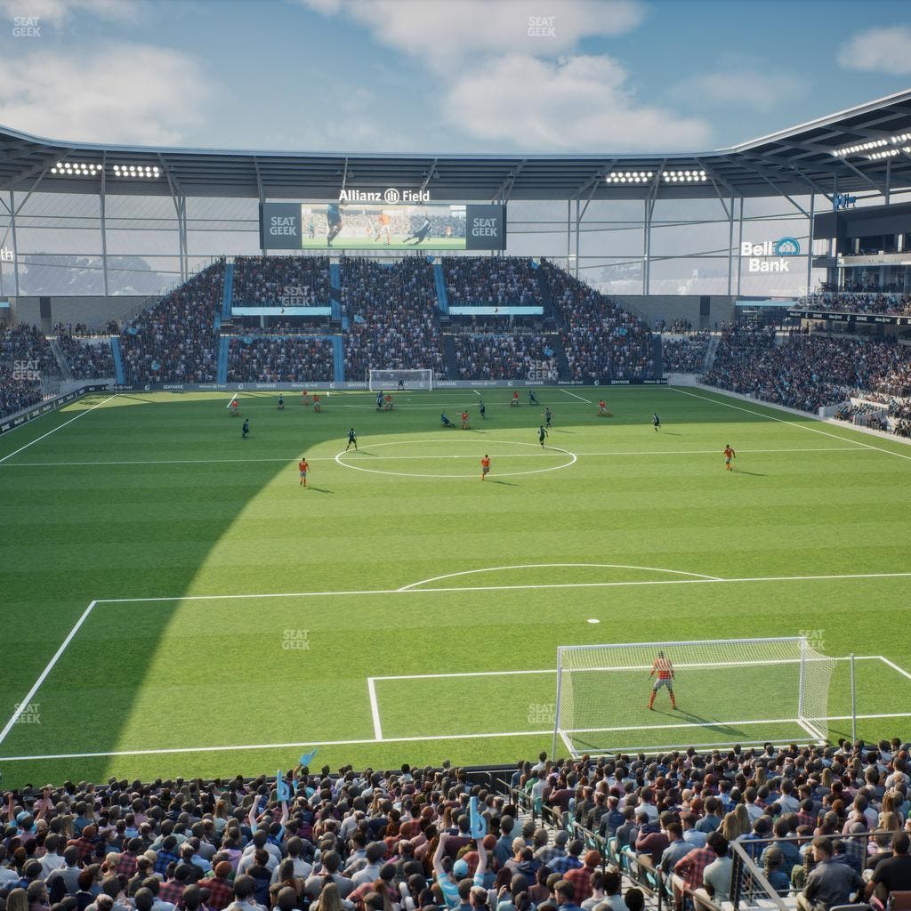 Allianz Field - Section Roof Deck Seat View