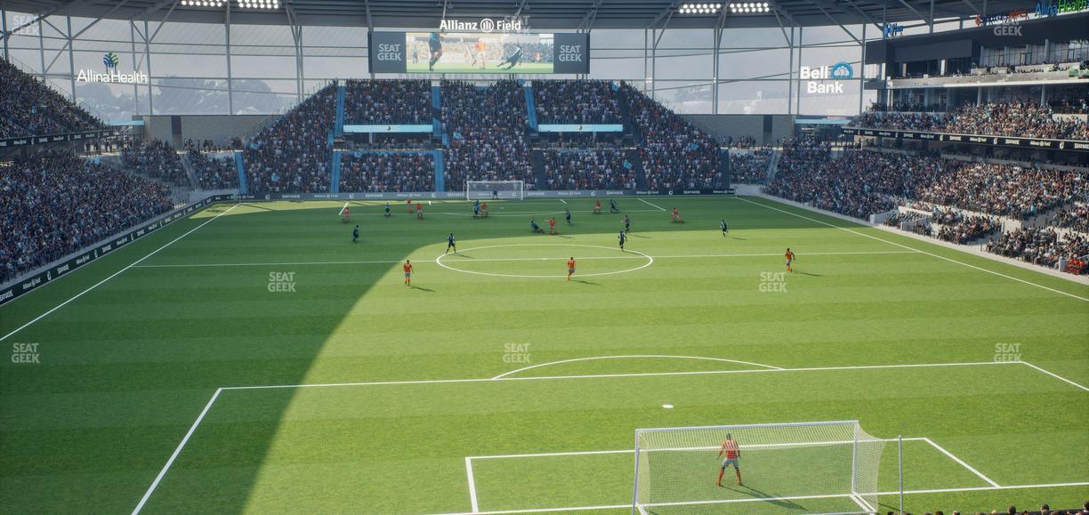 Allianz Field - Section Roof Deck Seat View