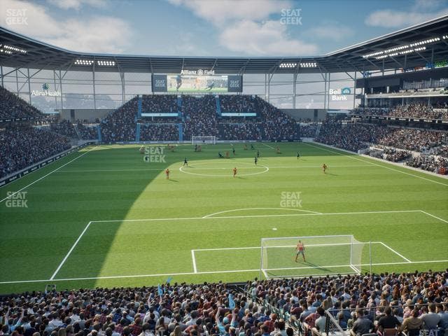 Allianz Field - Section Roof Deck Seat View
