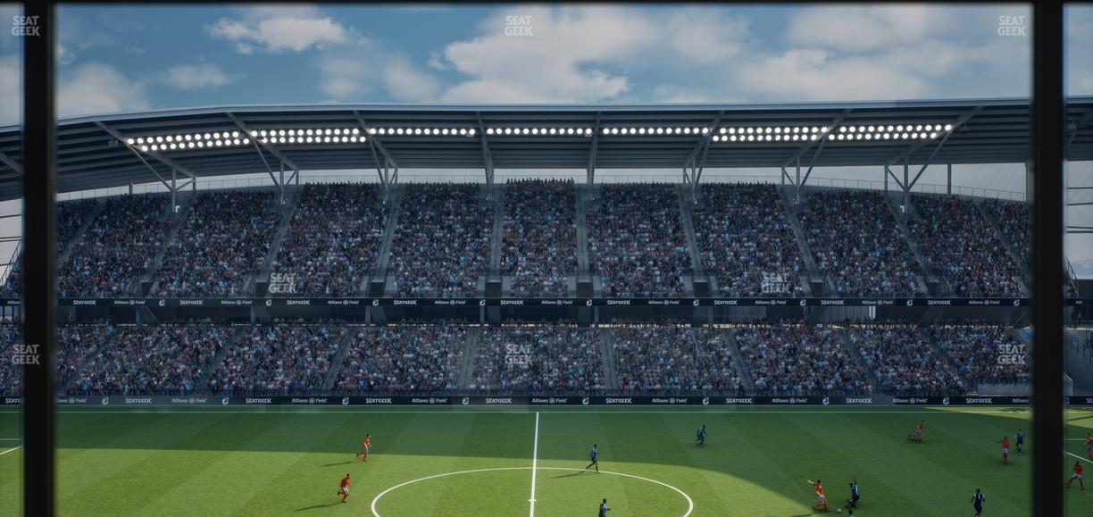 Allianz Field - Section Stadium Club Seat View