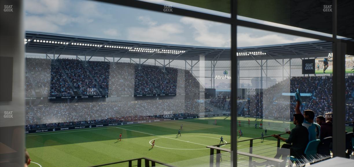 Allianz Field - Section Upper 90 Club Seat View