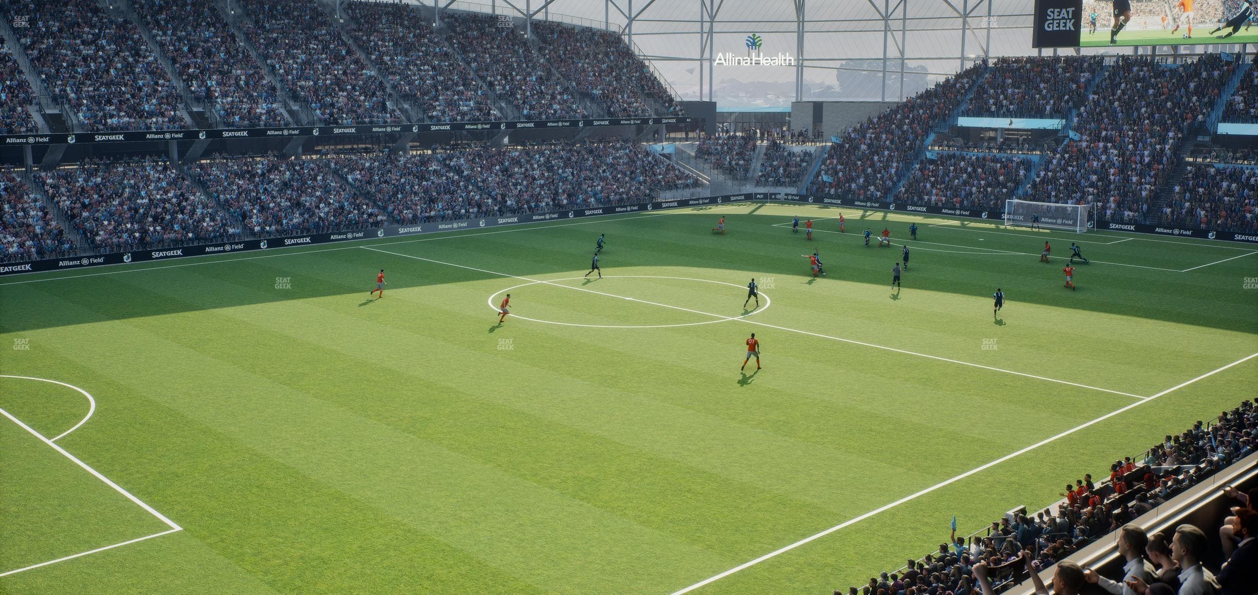 Allianz Field - Section Upper 90 Rail Seat View