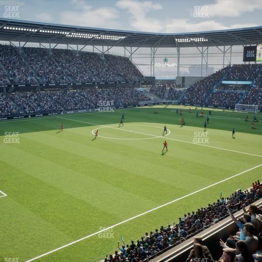 Allianz Field - Section Upper 90 Rail Seat View