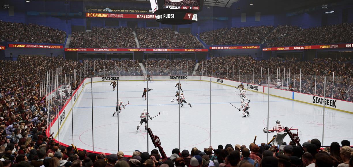 Allstate Arena - Section 107 Seat View