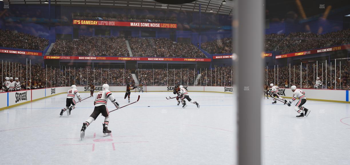 Allstate Arena - Section 107 Seat View