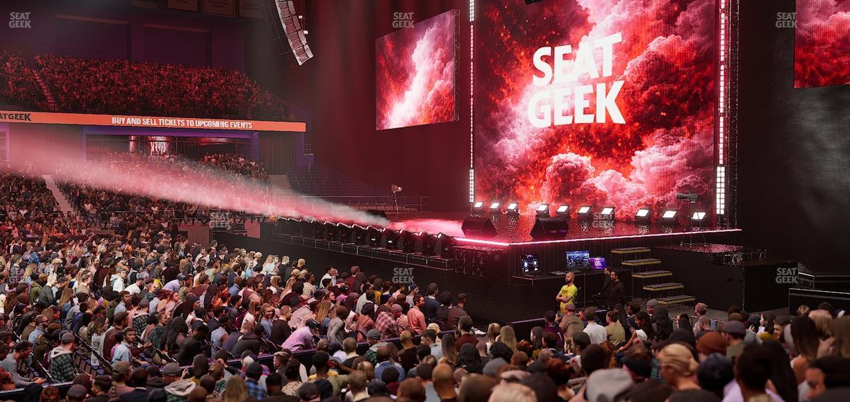 Allstate Arena - Section Floor 4 Seat View