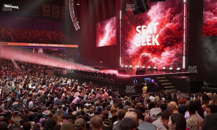 Allstate Arena - Section Floor 4 Seat View