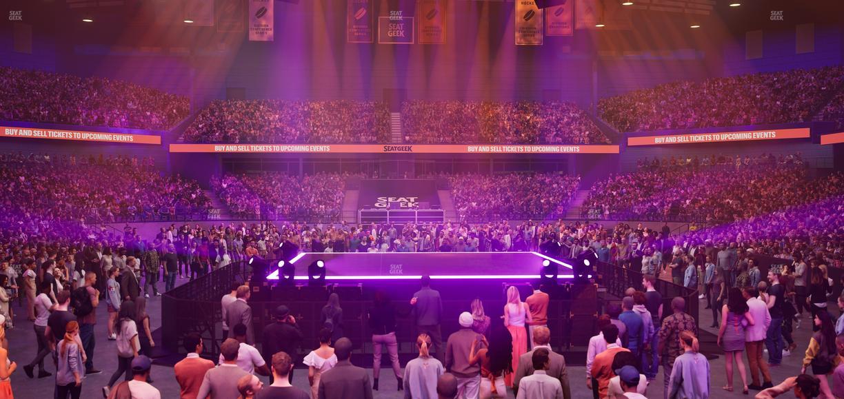Allstate Arena - Section Ga Pit Seat View