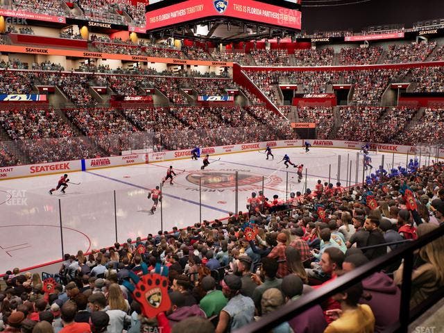 Amerant Bank Arena - Section 104 Seat View