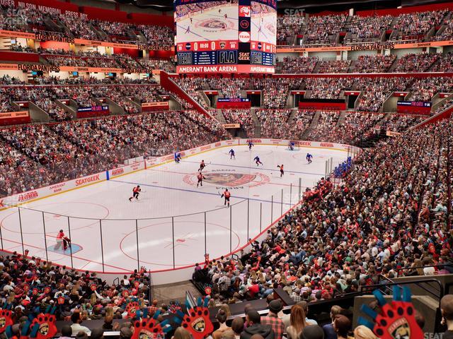 Amerant Bank Arena - Section 107 Seat View