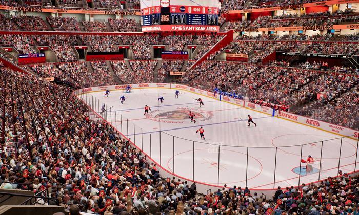 Amerant Bank Arena - Section 112 Seat View