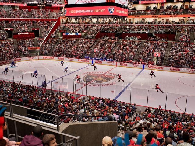 Amerant Bank Arena - Section 116 Seat View